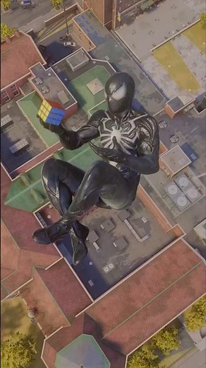 Symbiote suit 🕷️ Marvel’s Spider Man 2 #shorts #sunflowersong