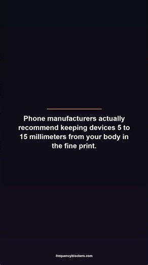 the Distance Rule for Phone Radiation #faradaybag #emfprotection #emfshield #privacytech