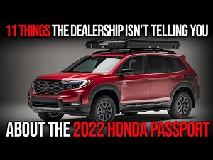 2022 Honda Passport Tips and Tricks