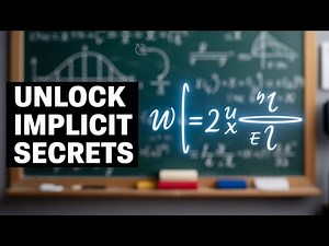 Calculus 1 Implicit Differentiation EXPLAINED.