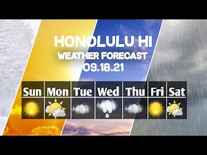 Weather Forecast Honolulu, Hawaii ▶ Honolulu weather Forecast 09/18/2021