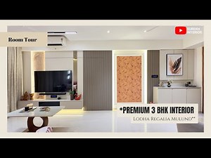 Luxury 3 BHK Interior Design Tour | Lodha Regalia Mulund | Premium Home by Surekh Interior