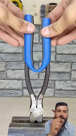 Remember this trick! How to easily make spring handles on pliers? #shorts