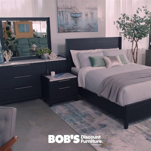 Stylish bedroom sets for just $799? Oh my Bob!™ 🤩 #BobsFourForTheFourth #BobsDiscountFurniture https://mybobs.shop/4kePOzY | Bob's Discount Furniture
