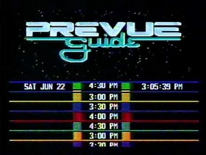 Prevue Guide Music from 1991