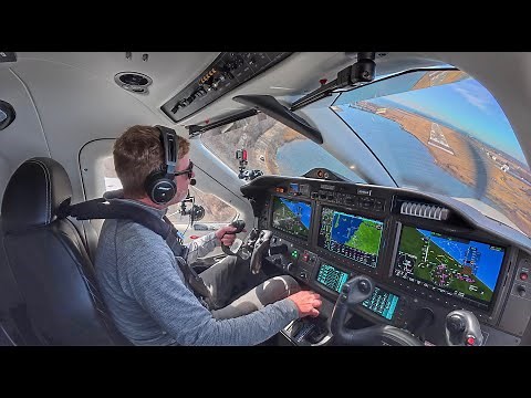FLYING THE TBM940 to GROTON with a SHORT APPROACH!