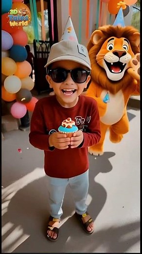 🎉 Ibrahim’s FUN Zoo Birthday Party 🎂 | Cute 3D Animals, Funny Moments & Kid Animation 🦁🐵🐘