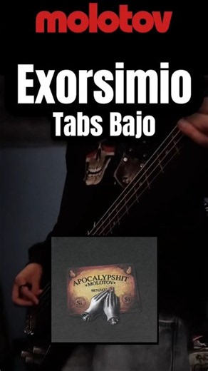 Molotov - Exorsimio (Bajo Cover) #rockenespañol #molotov #tablatura #tutorial #bass #tabs