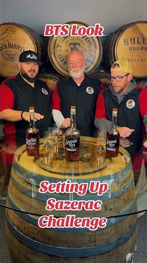 Sazerac Rye Blind Test: BTS Setup 🥃