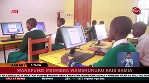 Wanafunzi wa Shule ya Sekondari Msomera wilayani Handeni mkoani Tanga ambao wamehamia kwenye shule hiyo wakitokea Hifadhi ya Ngorongoro wamemshukuru Rais wa Jamhuri ya Muungano wa Tanzania Mhe. Samia Suluhu Hassani kwa kuweka miundombinu bora ya elimu katika shule hiyo ikiwepo chumba cha Tehema ambacho kinawasaidia kusoma kupitia Teknolojia. #KilichoBoraKabisa | Channel Ten Tz