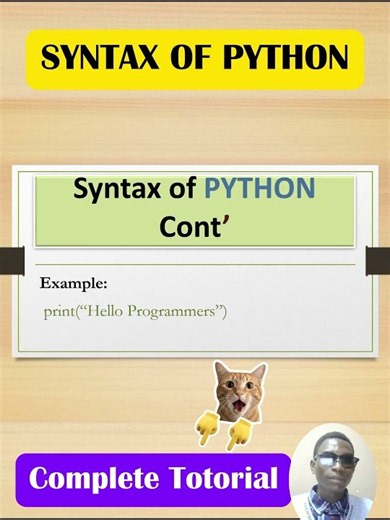 Python Syntax Looks This Simple? 😱🐍 | Python Basics
