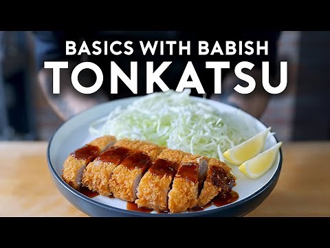 The World's Best Pork Chops (Tonkatsu) | Basics with Babish
