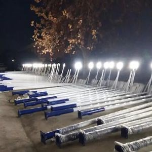 [Hot Item] Galvanized Solar Street Lighting Poles Q235 Stainless Steel Lamp Post