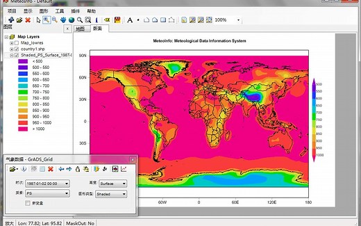 meteoinfo简单教程