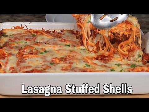Super EASY Lasagna Stuffed Shells Recipe | How To Make Stuffed Shells Pasta