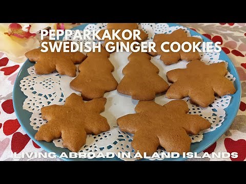 Swedish Pepparkakor -Ginger Bread Cookies (Traditional & So tasty)