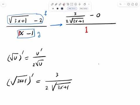 Limit using derivative