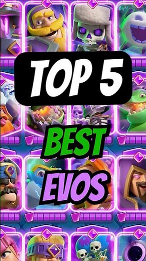 The BEST Evolution in Clash Royale...