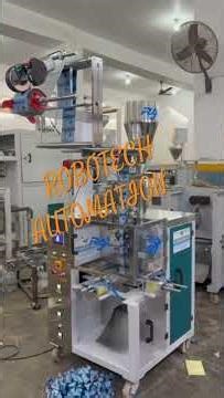 ROBOTECH AUTOMATION LOW VOLUME VFFS HIGH SPEED TRANGEL TYPE SHAPE POUCH PACKING MACHINE