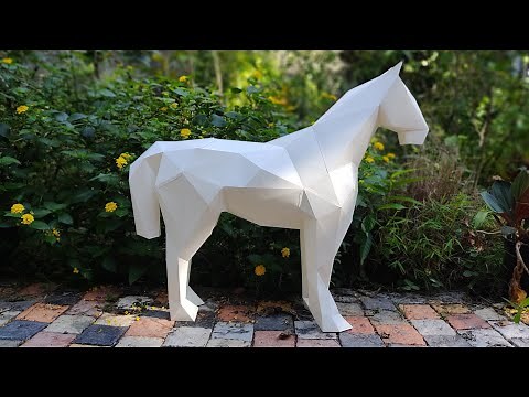 3D Origami Horse Making || Step by Step || Paper Craft