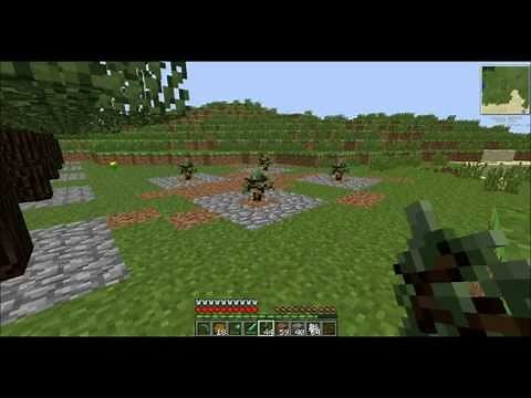 Minecraft Tekkit Tutorial 1- Rubber Tree Farm