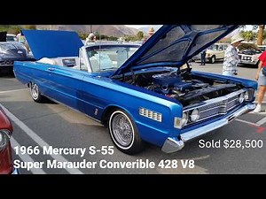 1966 Mercury S-55 Convertible Super Marauder 428 V8 - Featured Car of the Day - 1 of 669 Made in 66