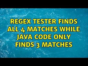 Regex tester finds all 4 matches while Java code only finds 3 matches