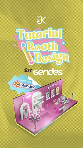 Tutorial Membuat Booth dari Blender 3D