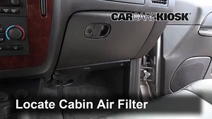 Cabin Air Filter Replacement: 2009 Hummer H2 6.2L V8 FlexFuel Sport Utility