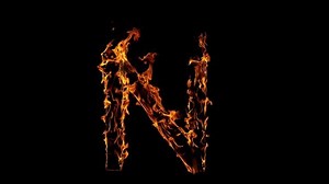 N Single Letter Fire Flames Alphabet Stock Footage Video (100% Royalty-free) 1081847375 | Shutterstock