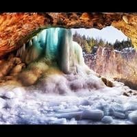 Hidden ice caves a beautiful sight to see in Colorado