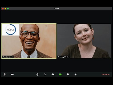Add a Timer to Zoom - BlueSky Timer, Clock, Agenda, Countdown & Stopwatch