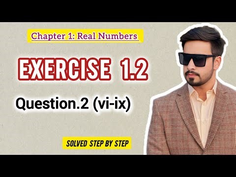 Class 9 Mathematics Exercise 1.2 Q2 (vi to ix) | Step by step solution