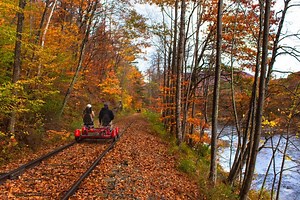 Take A Stunning Fall Foliage Ride In The Catskills On Historic Railroad Tracks