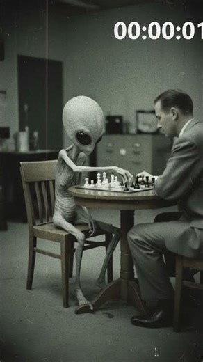 Man vs Alien Chess Game 🛸♟️ #aishorts