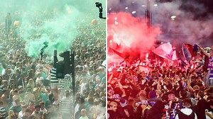 Celtic and Rangers 'in talks' over title celebrations to prevent chaotic scenes