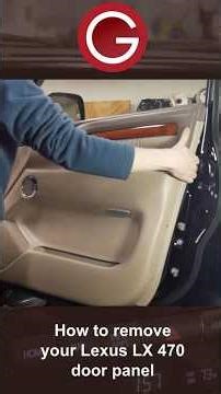 How to remove Lexus LX470 door panel for speakers upgrade #lexuslx470 #carsound #carspeakers