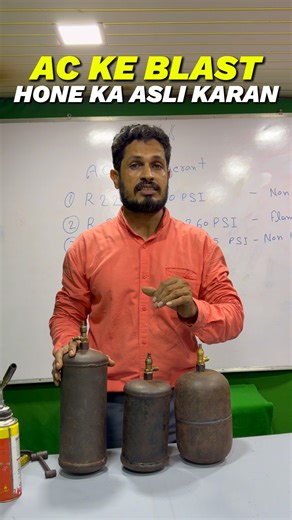 AC Gas Blast Test 🔥 | R22 vs R32 vs R410 | Kaunsi Gas Sabse Dangerous Hai?