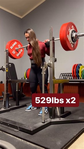 Amanda Lawrence takes 240 kgs for a double. - @kingofthelifts #QOTL #queenofthelifts #KOTL #kingofthelifts @miss.amanda.ann Progress Earning the weights post back injury has been a humbling process, but we’re doin’ the damn thing 100 #squat #powerlifting #ipf #girlswhopowerlift #strengthtraining #weightlifting | King of the Lifts