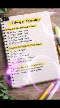 History of Computers | Easy Explanation. Vacuum Tube se le kar AI tak 🤖