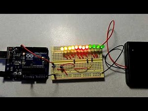 【Arduino電路實驗】利用控制電晶體開關，來控制大量的LED一起閃爍