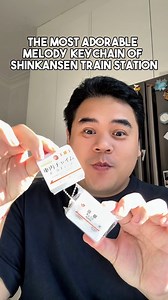 Check out this adorable #melodykeychain of #shinkansen #tokaidoshinkansen #train #japan I got online from @rainbowholic.shop DC:ADRIAN ! #japanfinds #bagcharms #bullettrain #japanrailway #japantrain | adrianwidjy