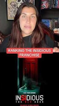 Ranking the Insidious Franchise #horror #horrormovies