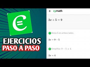 Cymath, the best app to SOLVE math problems EASILY AND QUICKLY
