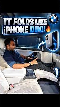 This BMW i7 Seat FOLDS Like iPhone Duo! 🤯 | Luxury Car Features