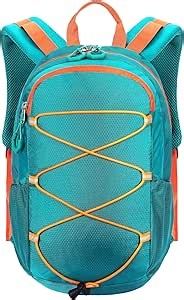 10L Kids Hiking Backpack, Small Waterproof Travel Daypack for Camping, Lightweight Pack for Boys or Girls Ages 4-12 (Green)