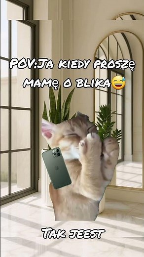 POV: J kiedy proszę mamę o blika😂