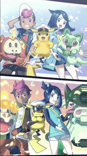 Liko x Roy 🤭😋💕#pokemon #horizon