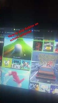 How to play Roblox on school computer