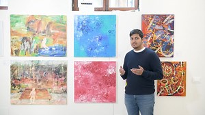 Taran Mathur from UK presents his paintings during CONSCIOUSNESS, second appointment of ANIMA MUNDI 2024, which took place in Venice, at Palazzo Albrizzi-Capello from May 10 to May 24, 2024, during the 60th Venice Biennale of Art. Passionate about painting since the age of 3, Taran Mathur is an independent, self-taught artist who has played with various art mediums and strokes. His experimental artwork caught his school-teacher’s eye, and at the age of 11, his art was displayed at the iconic Roy